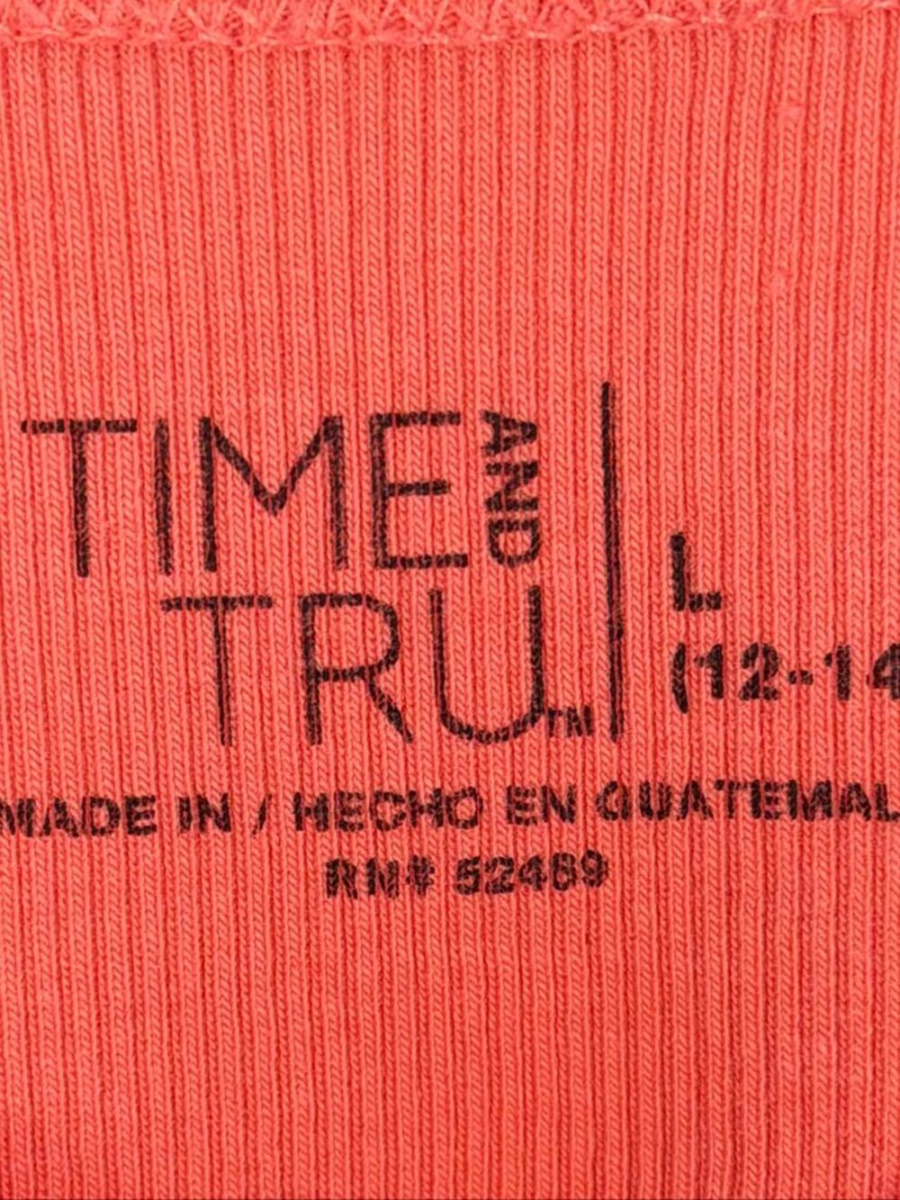 Time and Tru Women's Short Sleeve Tee L - Picture 3 of 9